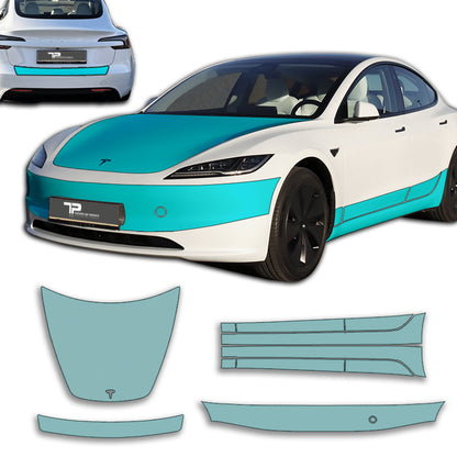 Model 3 “Highland” Ultimate Kit – Stort PPF-sæt til alle udsatte dele